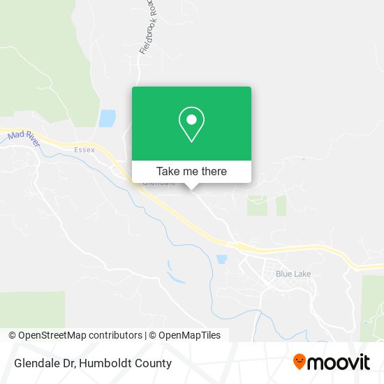 Glendale Dr map