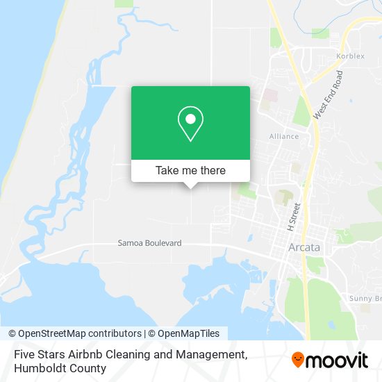 Mapa de Five Stars Airbnb Cleaning and Management
