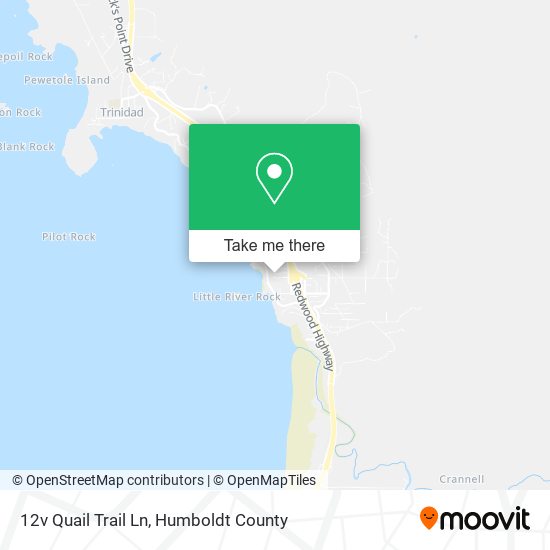 Mapa de 12v Quail Trail Ln