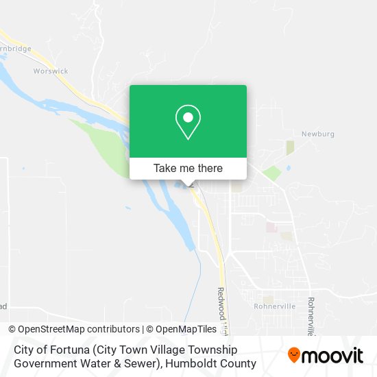 City of Fortuna (City Town Village Township Government Water & Sewer) map