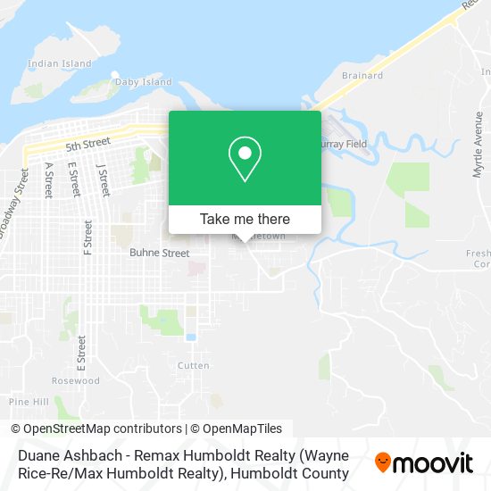 Duane Ashbach - Remax Humboldt Realty (Wayne Rice-Re / Max Humboldt Realty) map