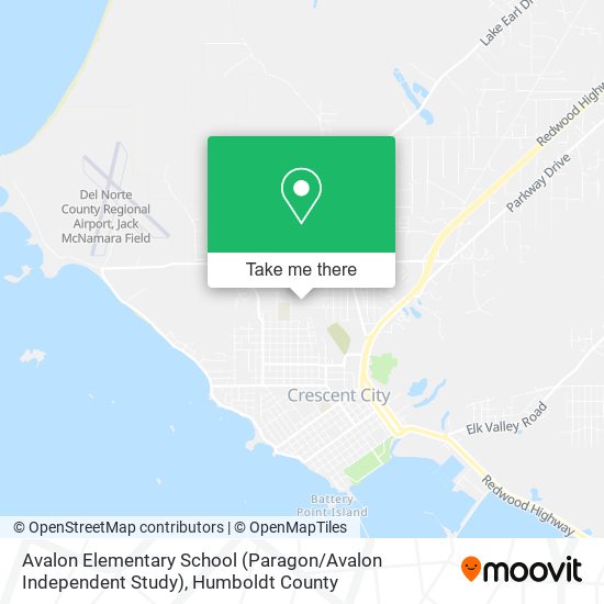 Avalon Elementary School (Paragon / Avalon Independent Study) map