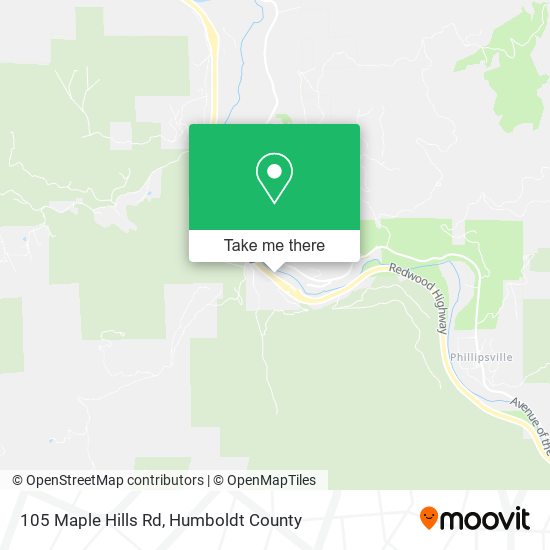 Mapa de 105 Maple Hills Rd