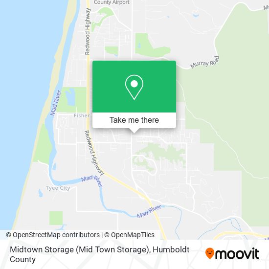 Midtown Storage (Mid Town Storage) map