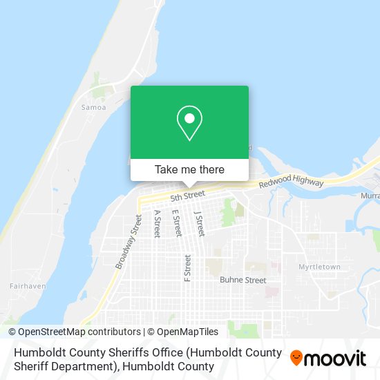 Humboldt County Sheriffs Office (Humboldt County Sheriff Department) map