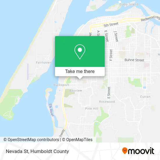 Nevada St map
