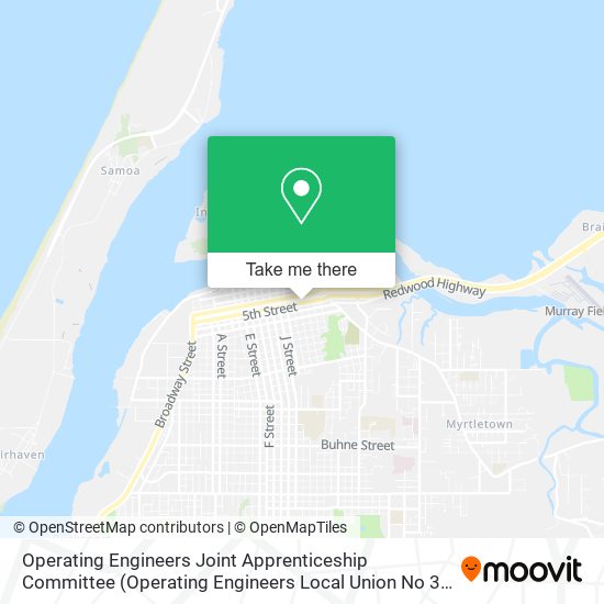 Mapa de Operating Engineers Joint Apprenticeship Committee