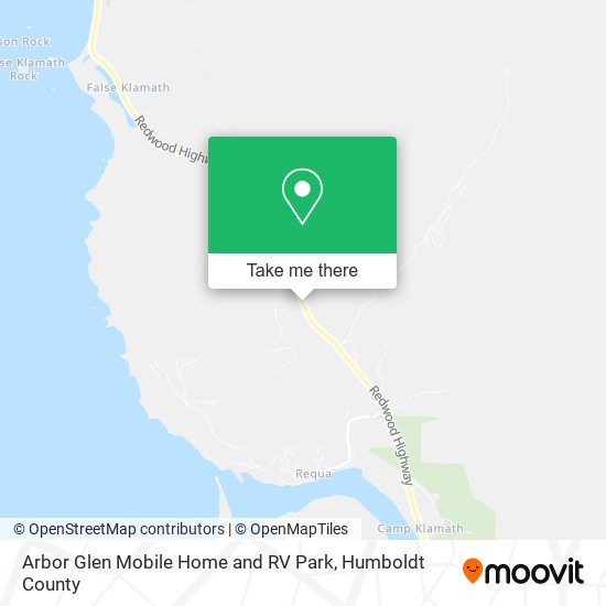 Mapa de Arbor Glen Mobile Home and RV Park