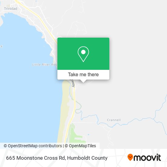 Mapa de 665 Moonstone Cross Rd