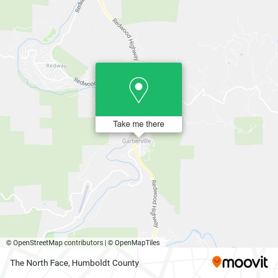 The North Face map