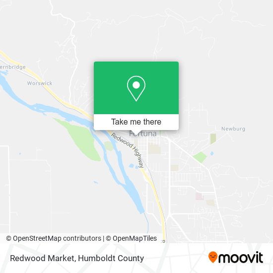 Redwood Market map