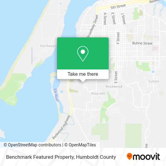 Benchmark Featured Property map