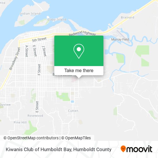 Kiwanis Club of Humboldt Bay map