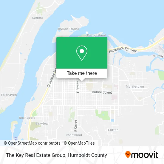 The Key Real Estate Group map