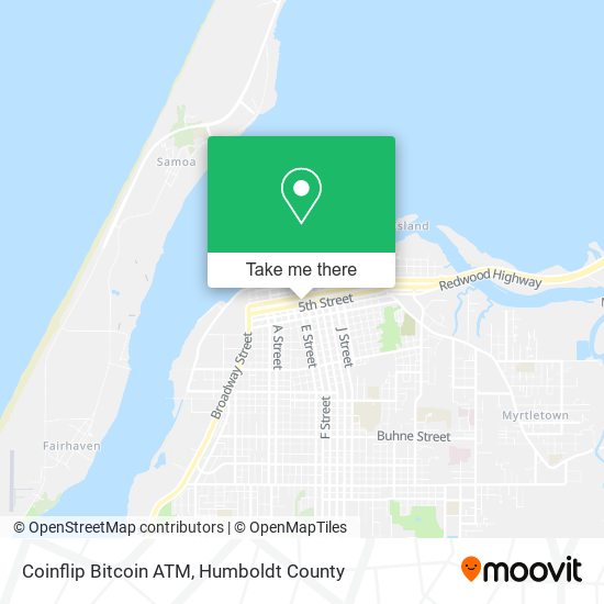 Mapa de Coinflip Bitcoin ATM