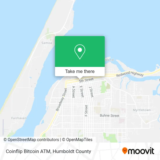 Coinflip Bitcoin ATM map