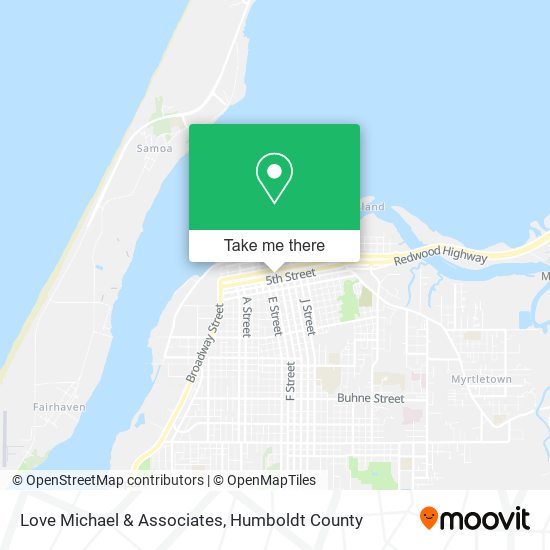 Love Michael & Associates map