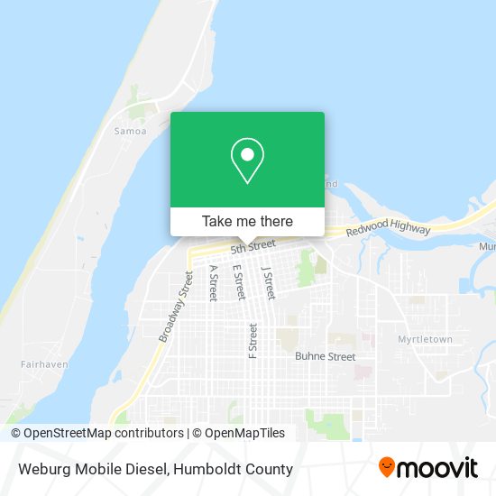 Mapa de Weburg Mobile Diesel