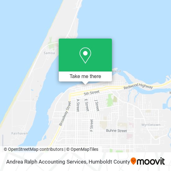 Andrea Ralph Accounting Services map