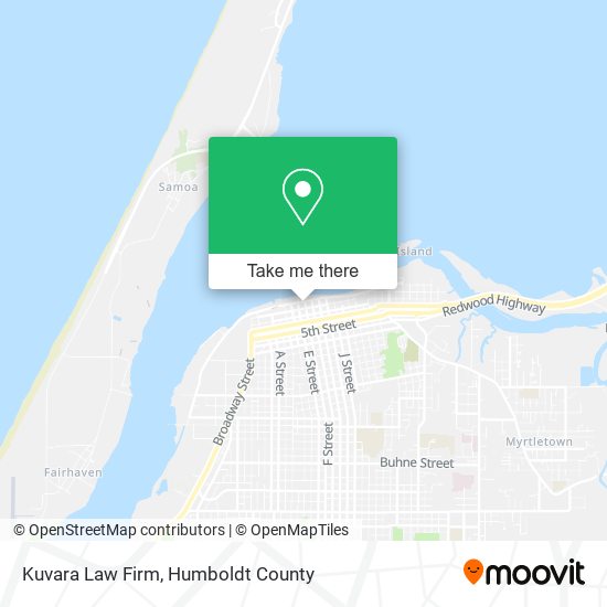 Kuvara Law Firm map