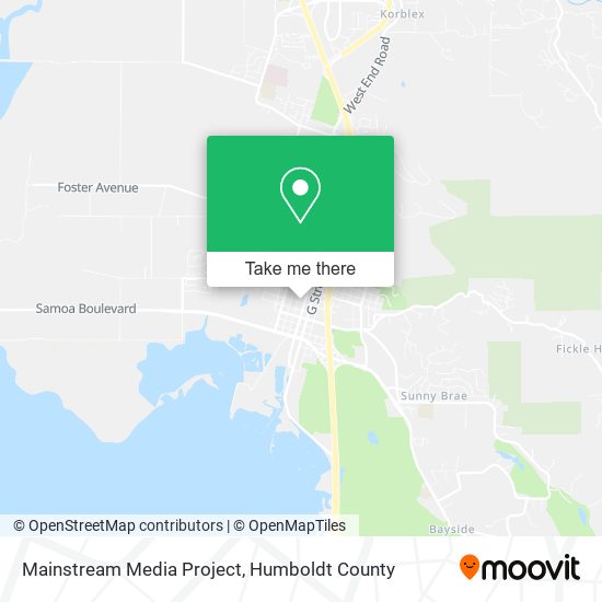 Mapa de Mainstream Media Project