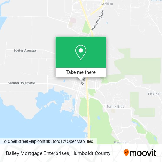 Bailey Mortgage Enterprises map