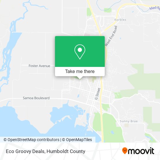 Eco Groovy Deals map