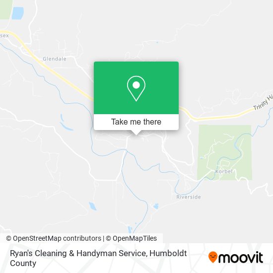 Ryan's Cleaning & Handyman Service map