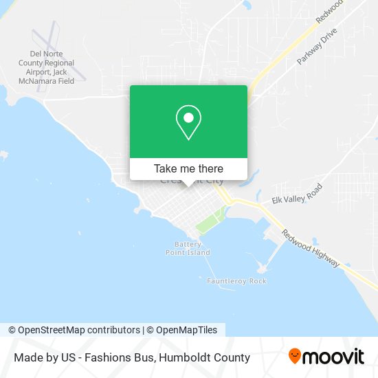 Made by US - Fashions Bus map