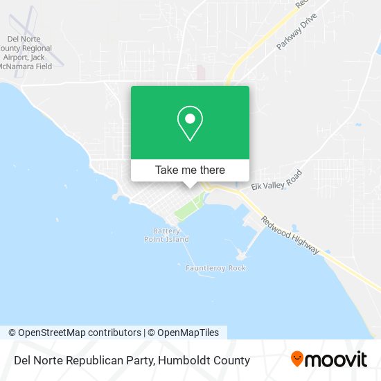 Mapa de Del Norte Republican Party