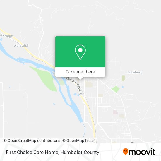 First Choice Care Home map