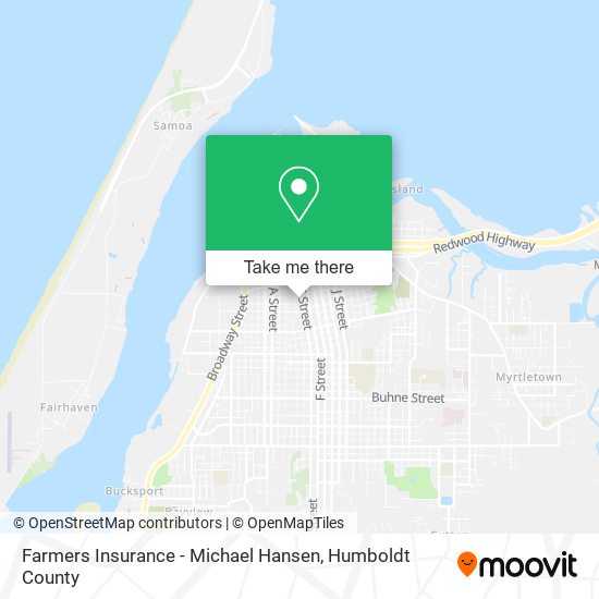 Mapa de Farmers Insurance - Michael Hansen
