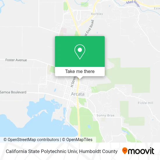 California State Polytechnic Univ map