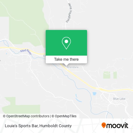 Louie's Sports Bar map
