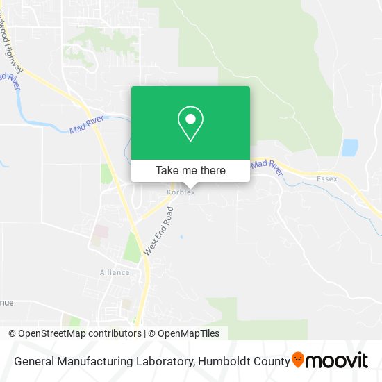 General Manufacturing Laboratory map