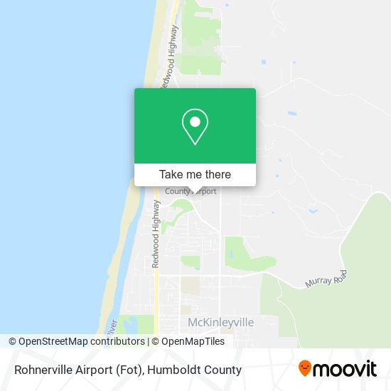 Mapa de Rohnerville Airport (Fot)