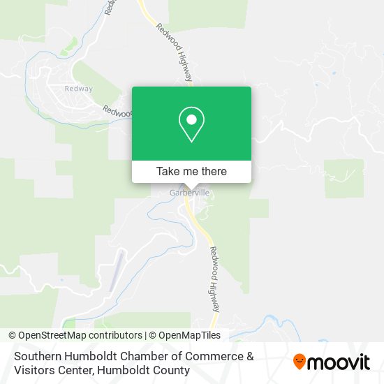 Southern Humboldt Chamber of Commerce & Visitors Center map
