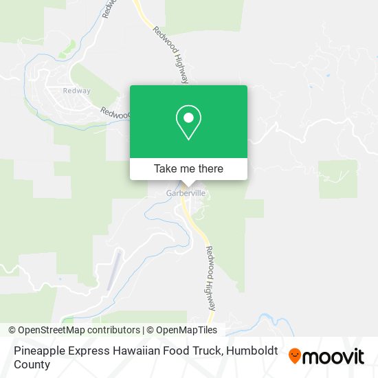 Mapa de Pineapple Express Hawaiian Food Truck