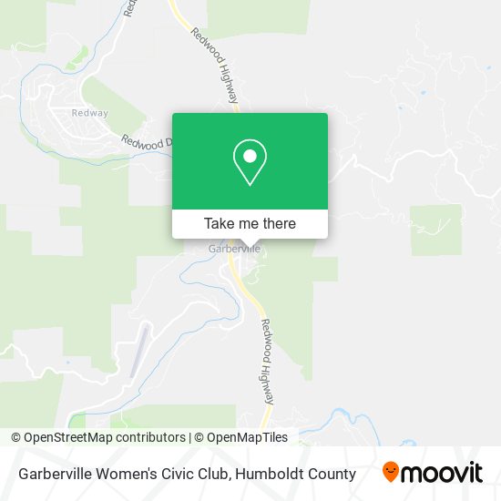 Garberville Women's Civic Club map