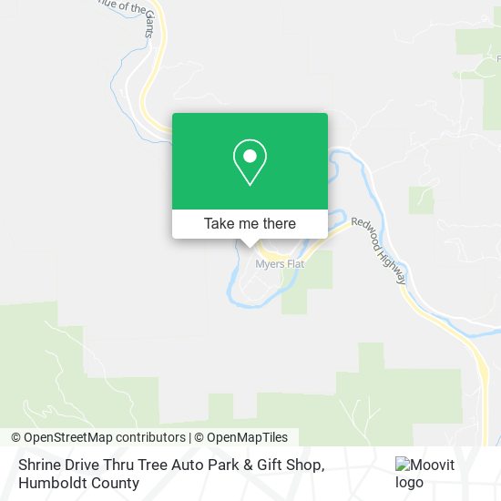 Mapa de Shrine Drive Thru Tree Auto Park & Gift Shop