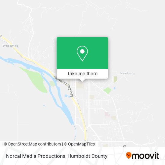 Norcal Media Productions map