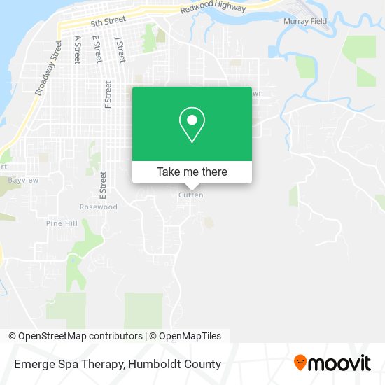 Emerge Spa Therapy map