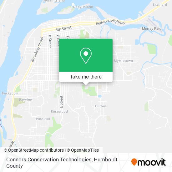 Connors Conservation Technologies map