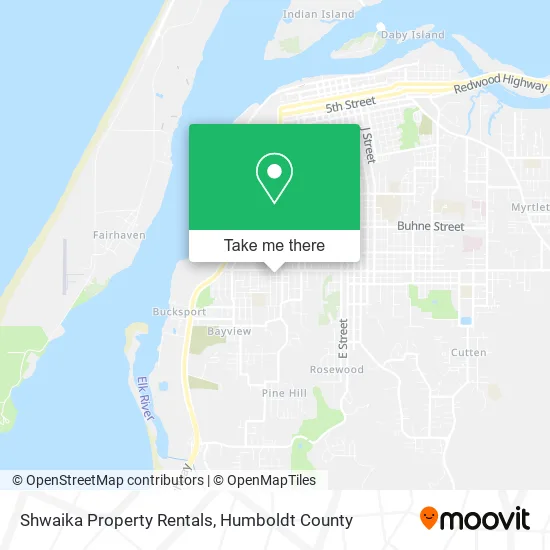 Shwaika Property Rentals map
