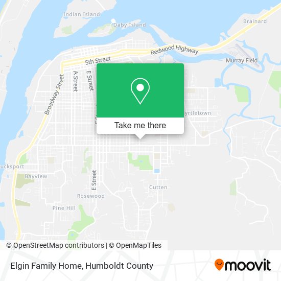 Elgin Family Home map
