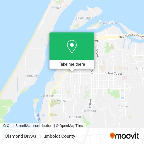 Diamond Drywall map