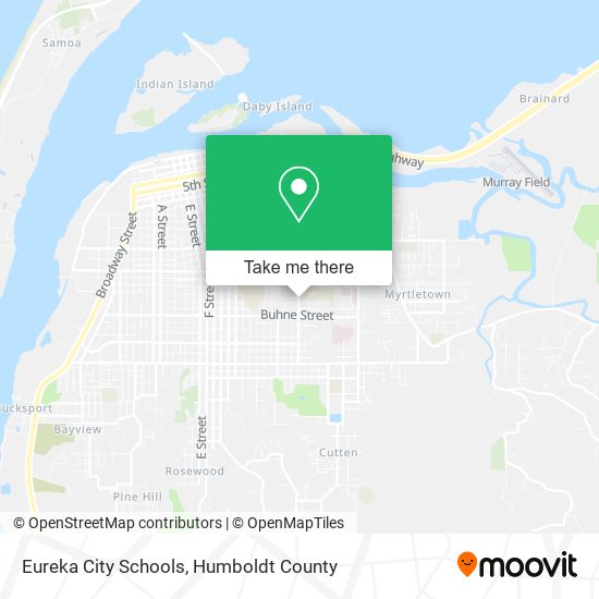 Eureka City Schools map