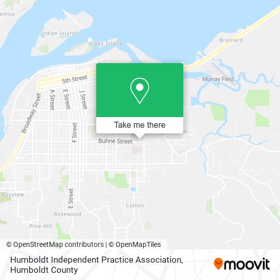 Humboldt Independent Practice Association map