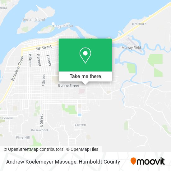 Andrew Koelemeyer Massage map