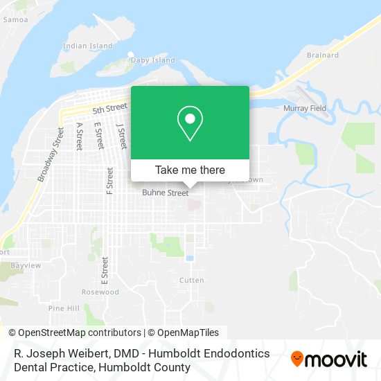 R. Joseph Weibert, DMD - Humboldt Endodontics Dental Practice map